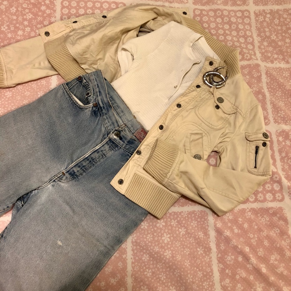 Gap canvas bomber jacket - xs - Picture 4 of 6